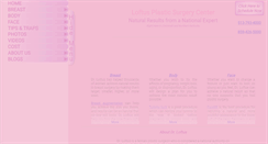 Desktop Screenshot of infoplasticsurgery.com